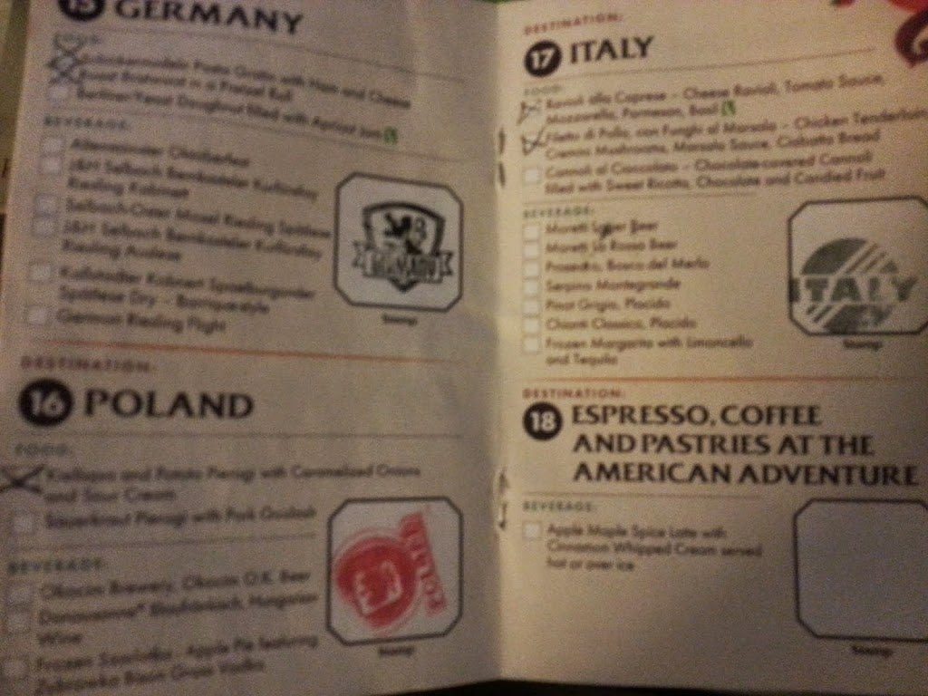 Disney Food and Wine Passport
