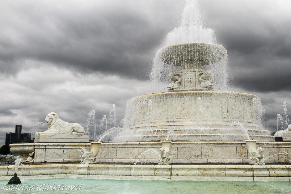James Scott Memorial Fountain at Belle Isle - places to visit on Belle Isle