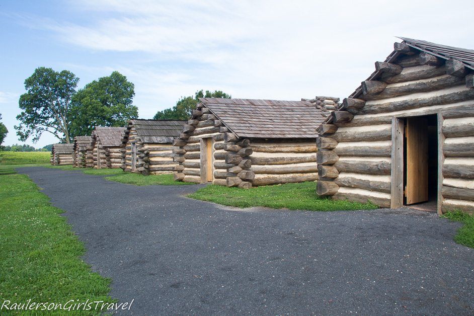 army huts on Muhlenberg Brigade at Valley Forge