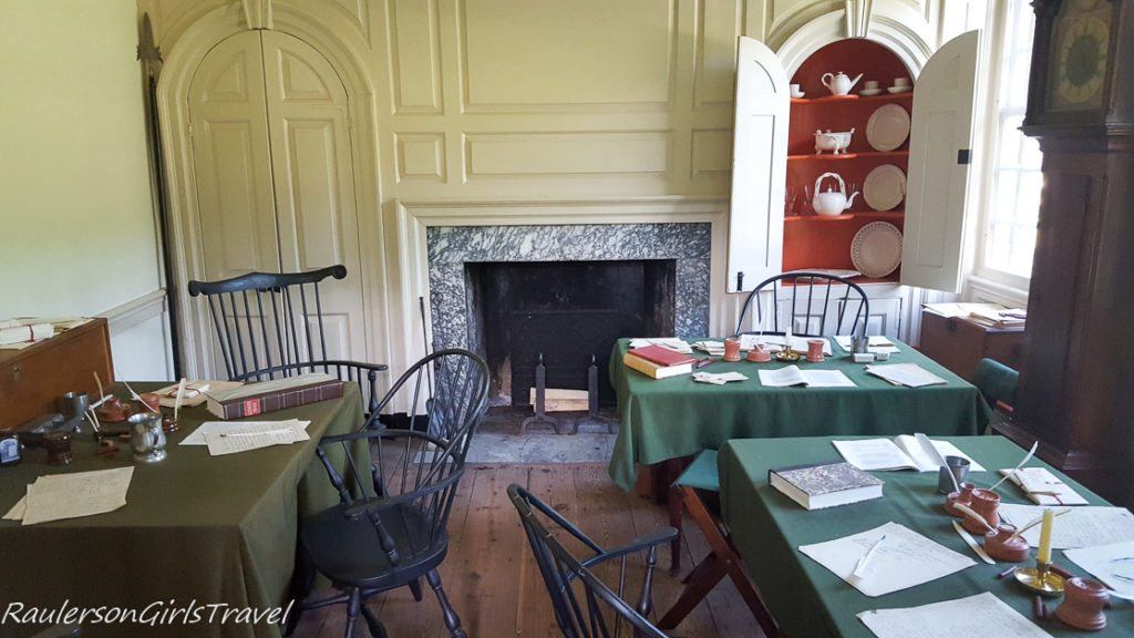 Washington's officers office at Valley Forge