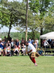 Carrying the Cabor at the Highland Games
