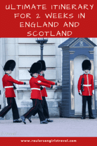 2 Weeks in England and Scotland Pinterest Pin