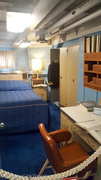 Captain's Room in USS New Jersey