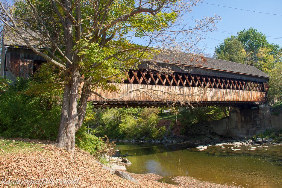 Covered bridge in Woodstock, Vermont