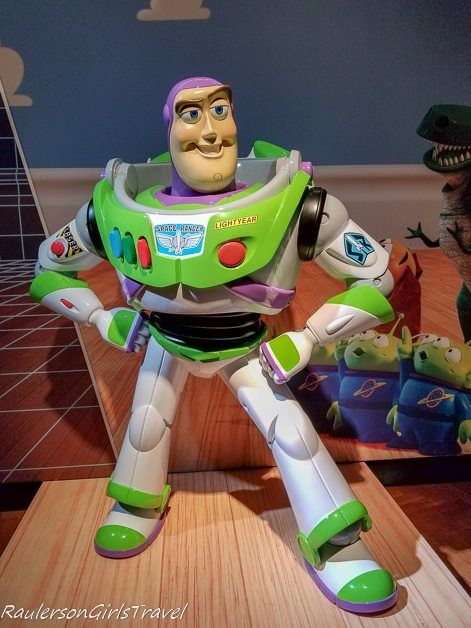 Buzz Lightyear in the Science behind Pixar