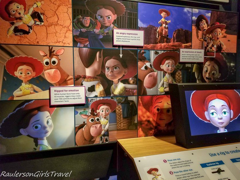 Use a rig to create expressions by moving eyebrows - The Science behind Pixar