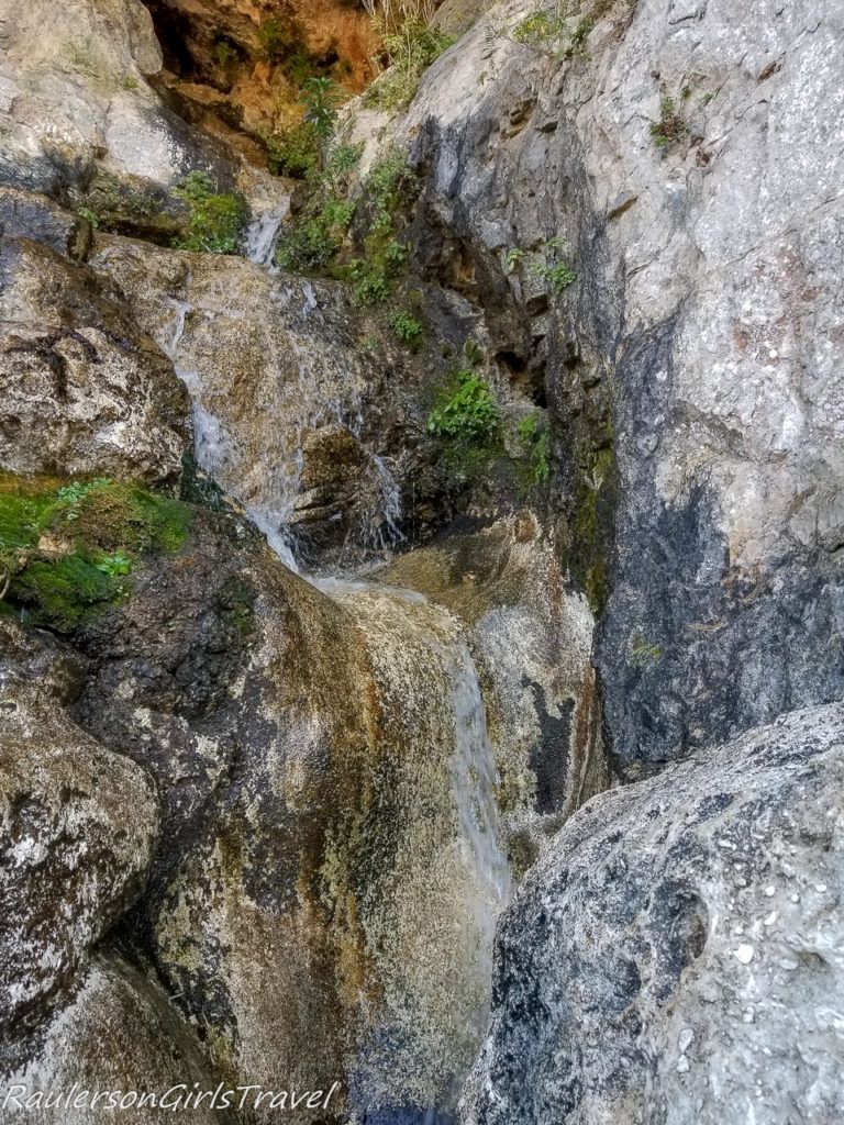 Waterfall in the Jardin d'Èze