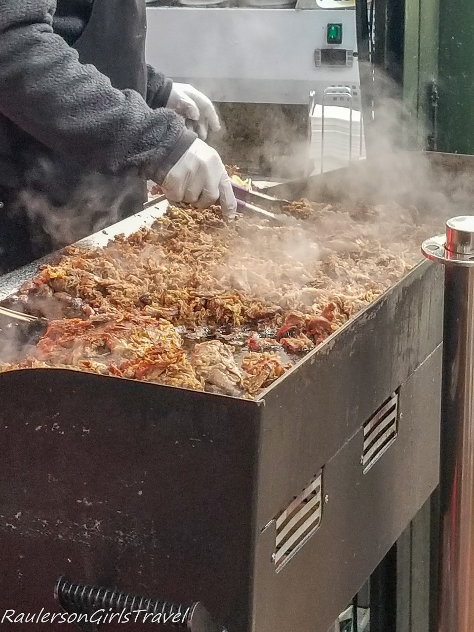 Grilling French Duck at Borough Market