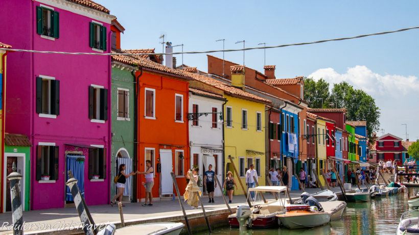 Colorful houses in Burano