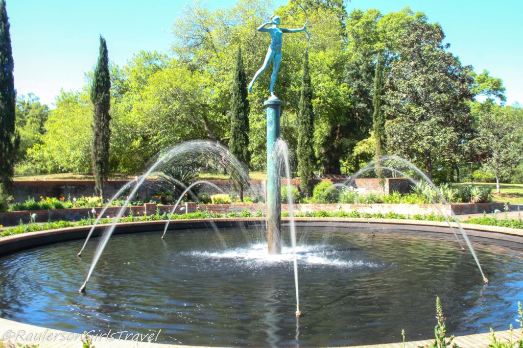 Diana of the Chase sculpture at BrookGreen Gardens