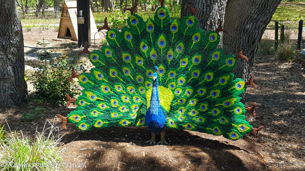 Peacock Lego by Sean Kenney