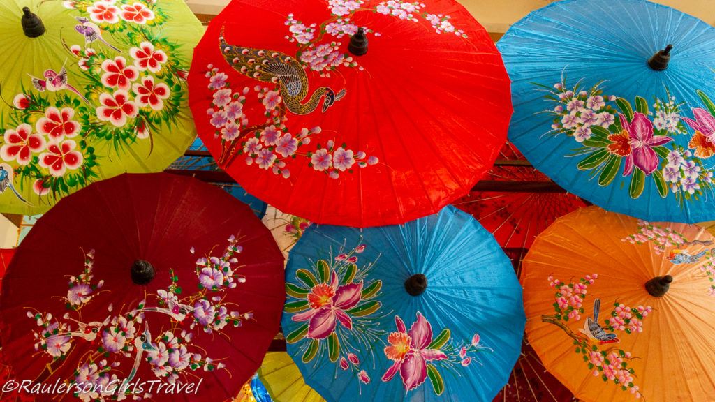 Colorful Painted Umbrellas