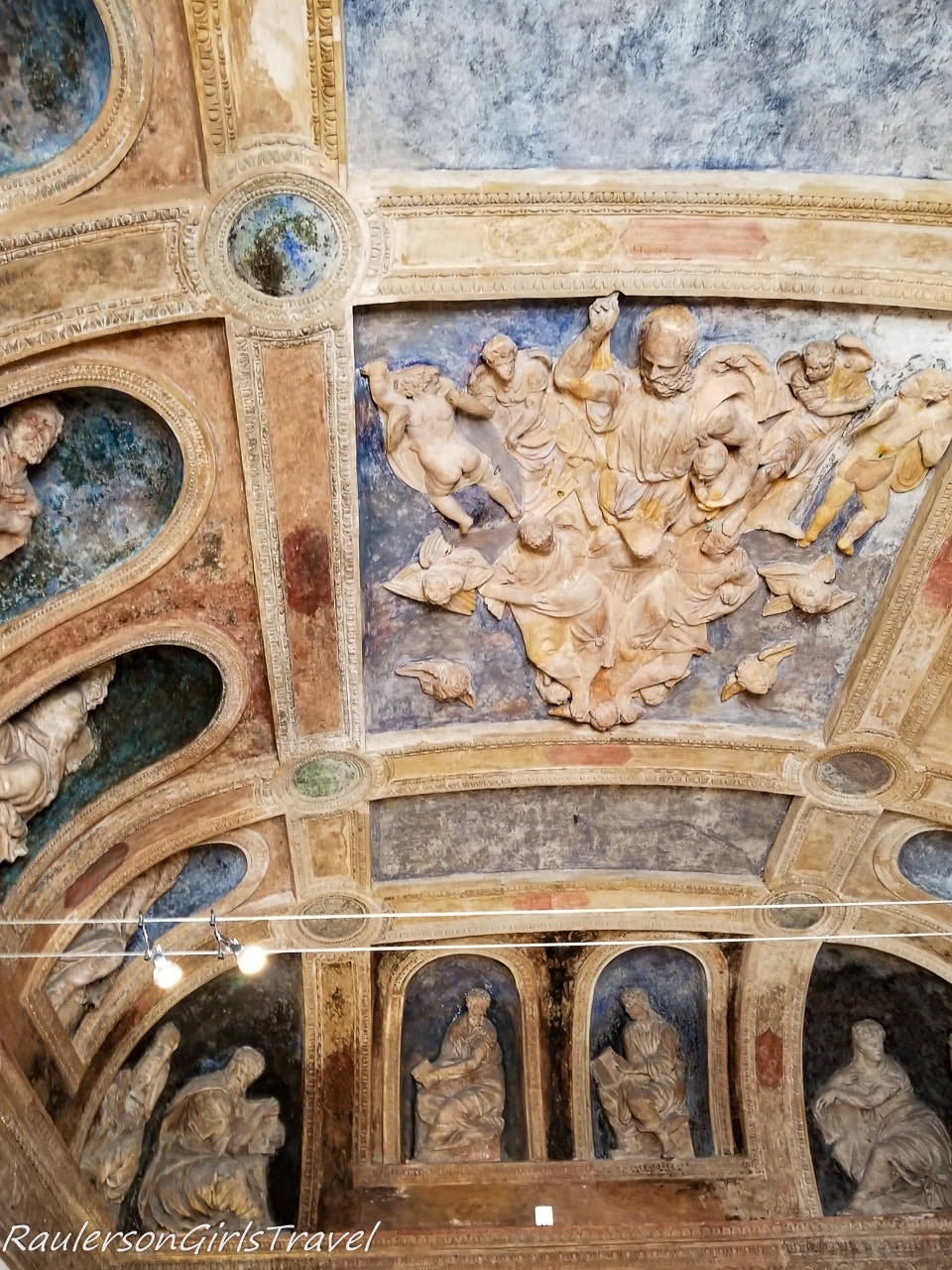 Vaulted ceiling in the Chapel of Magno Palazzo at Buonconsiglio Castle