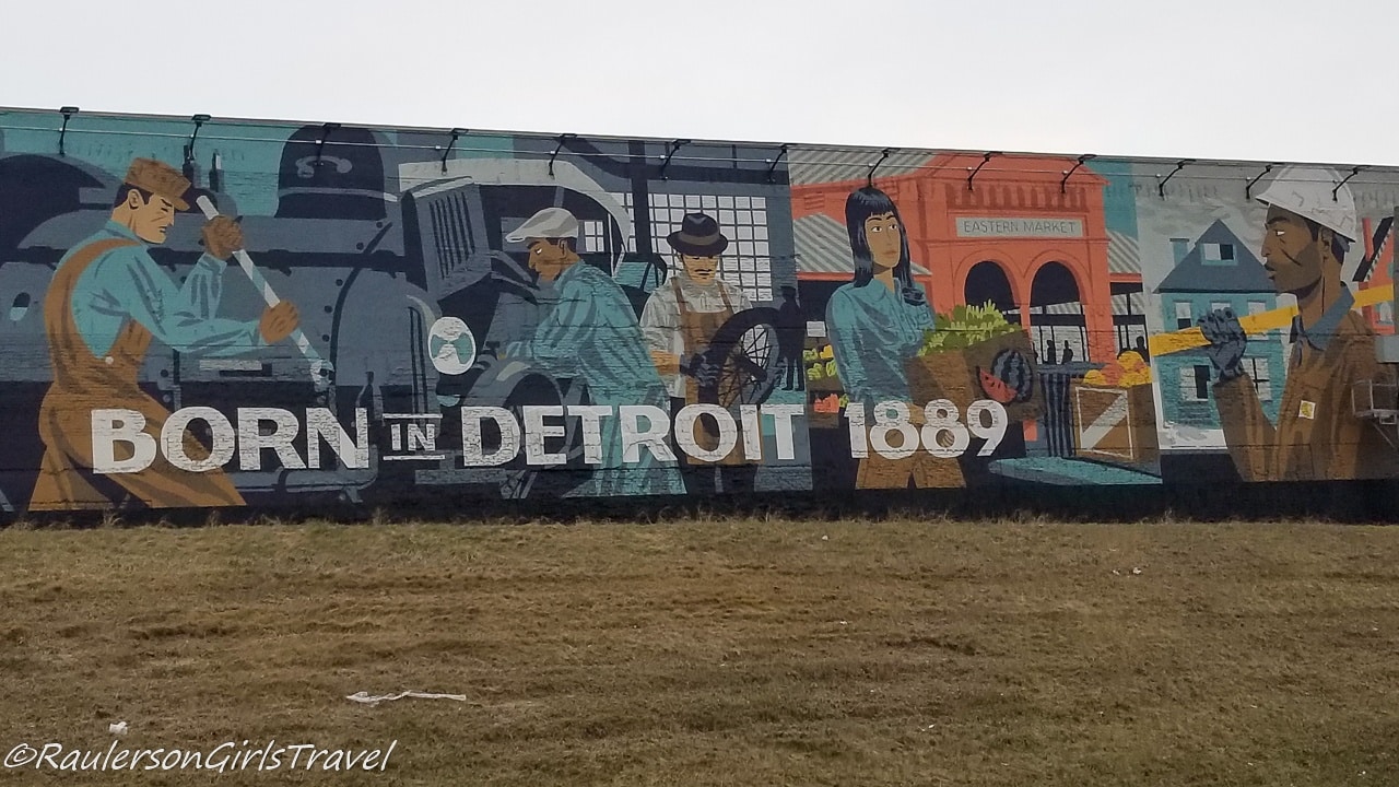 Detroit Street Art - Born in Detroit