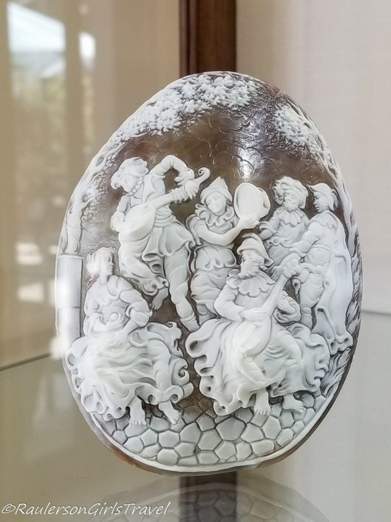 Cameo in Cameo/Coral Factory in Naples, Italy