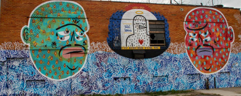 Detroit Street Art - Face Off