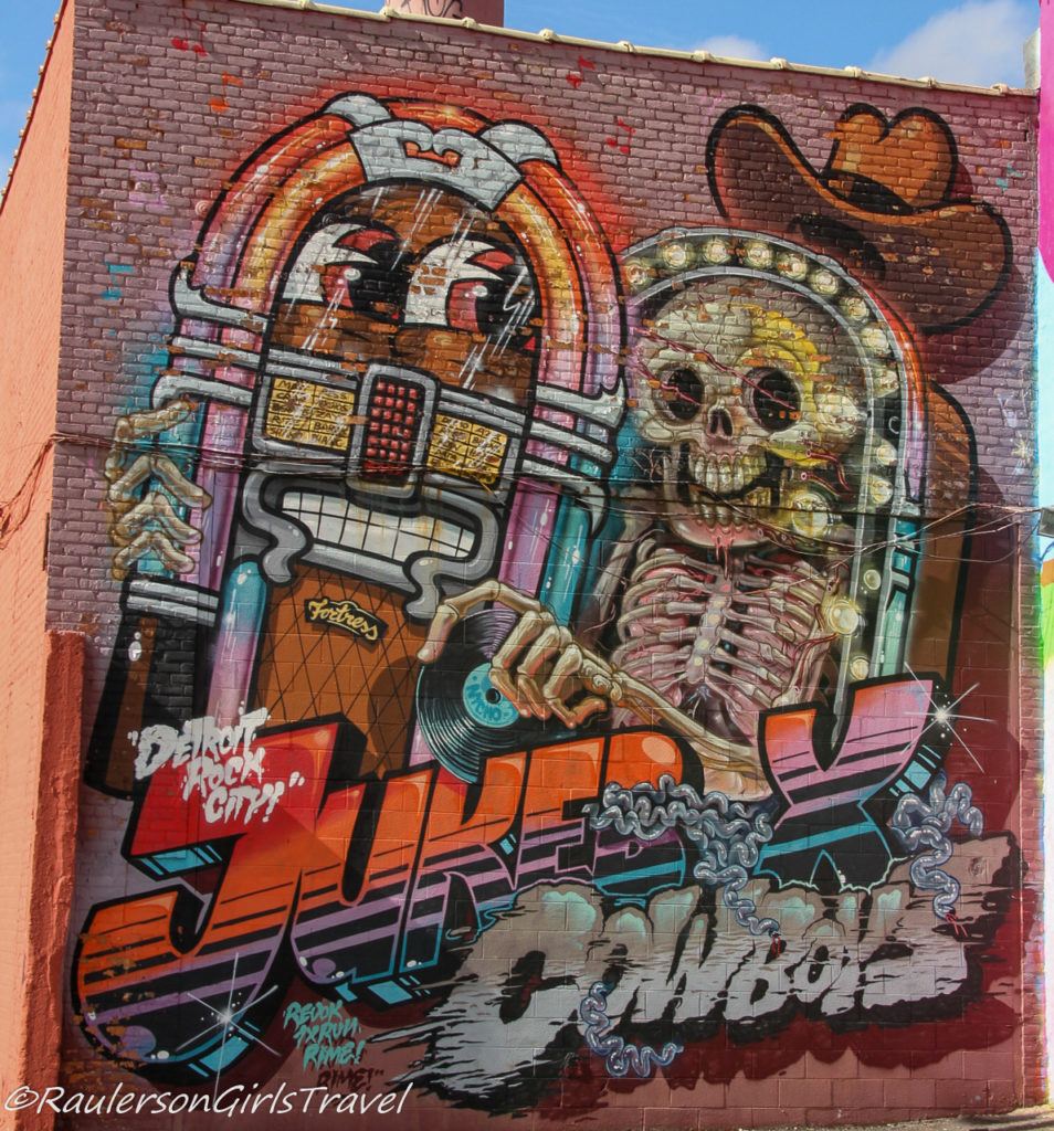Detroit Rock City Jukebox Cowboys - Detroit Street Art