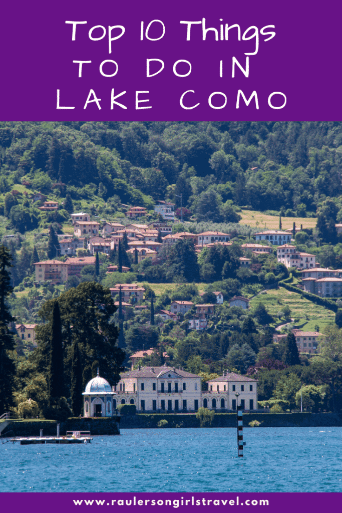 Things to do in Lake Como Pinterest Pin