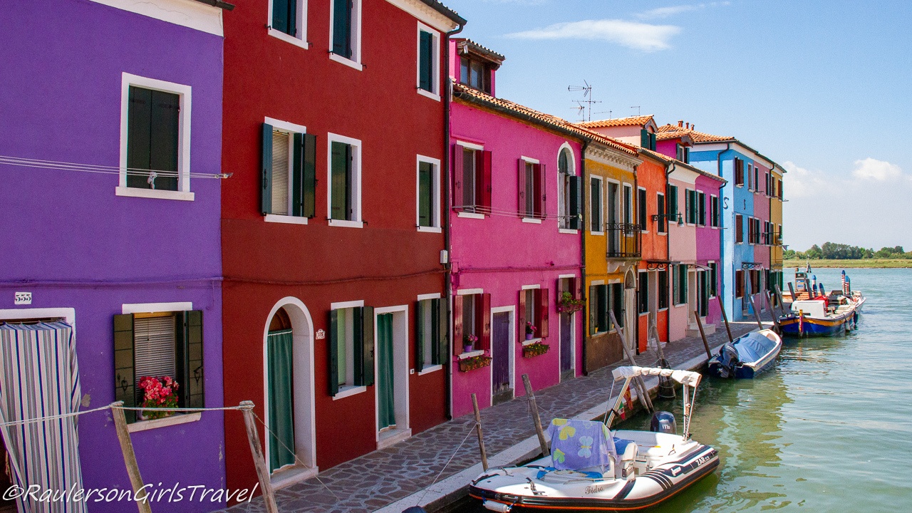 Colorful Houses in Burano, Italy