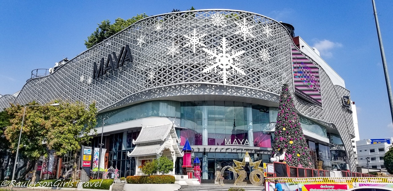 Maya Mall in Chiang Mai, Thailand decorated for Christmas