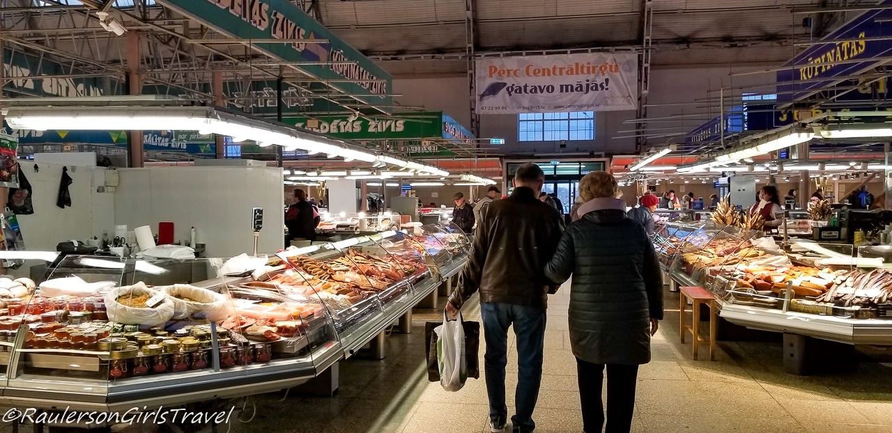Fish Stalls in the Riga Central Market
