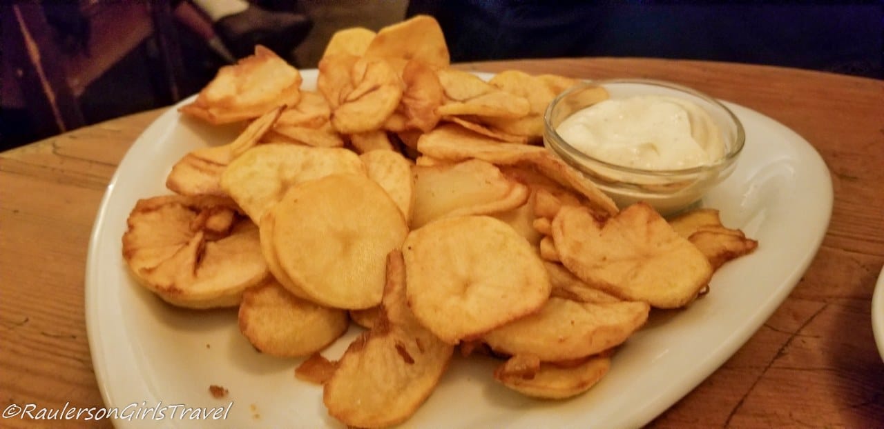 Fried Potatoes at Folkklubs Restaurant