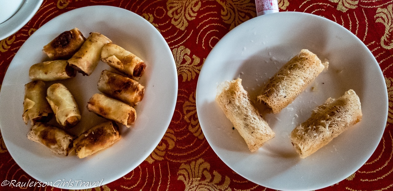 Spring Rolls - Lunch on Hoi An Eco Green Tour