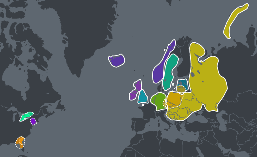 My DNA Story - Ancestry DNA results
