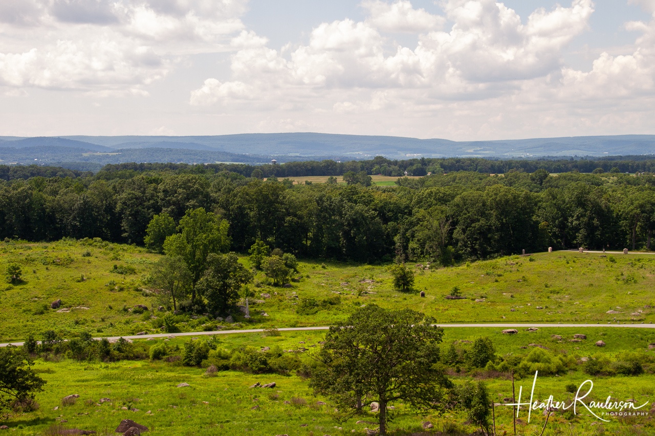 View from Little Round Top in Gettysburg