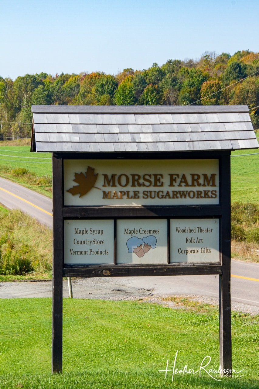 Morse Farm Maple Sugarworks Sign