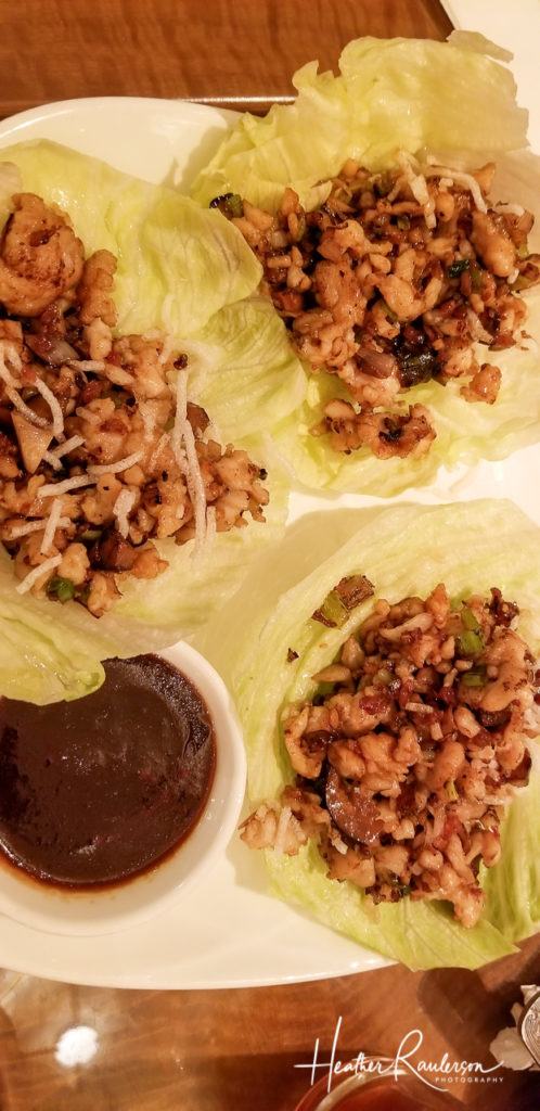 Chicken Lettuce Cups at Ping Pang Pong Restaurant