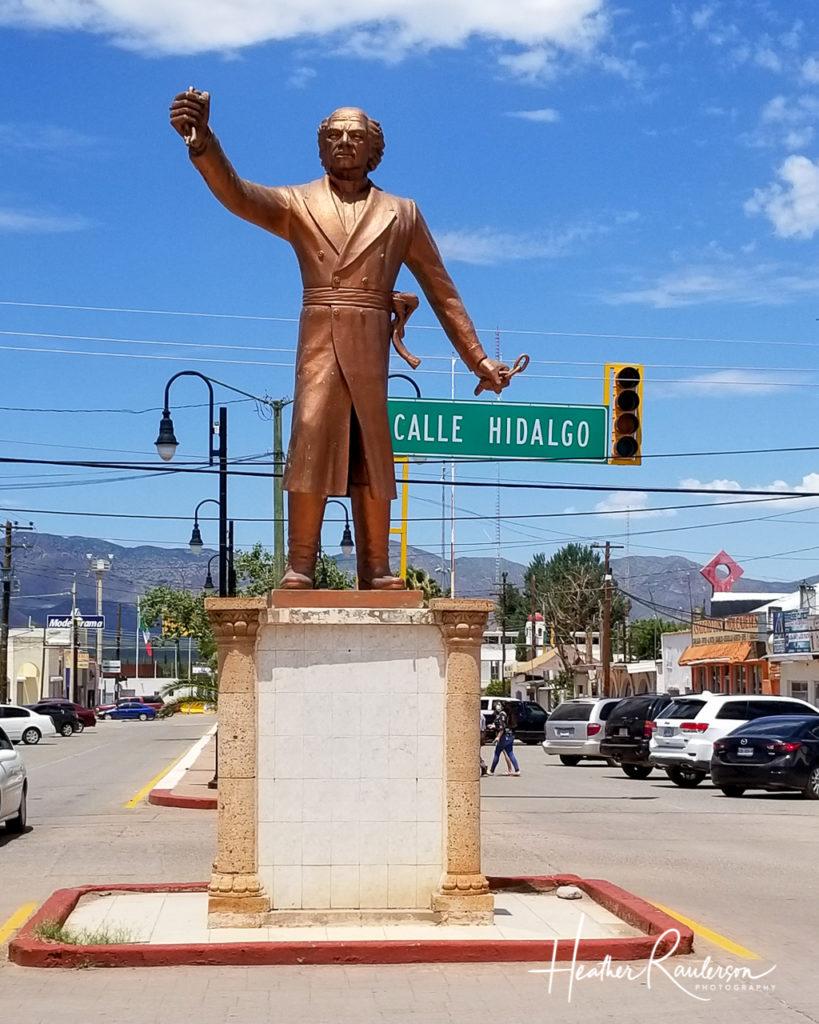 Statue in Naco, Mexico
