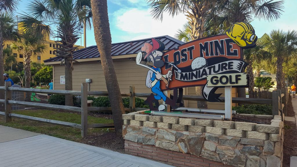 Lost Mine Miniature Golf in Myrtle Beach