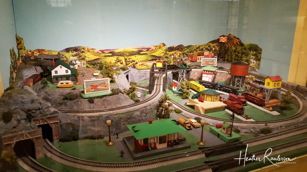 Railroad Town Display in the Toy Shop