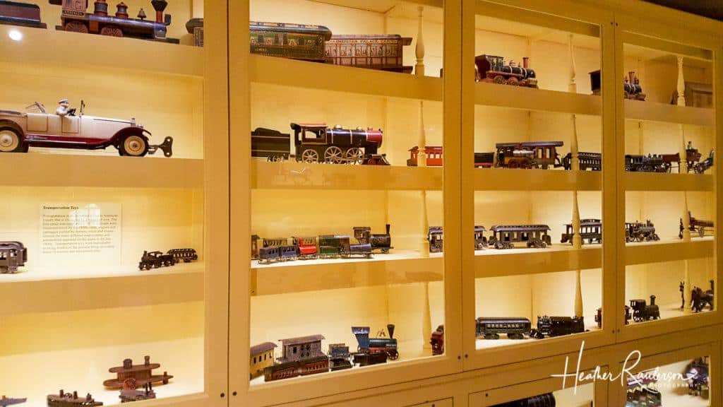 Vintage Train Collection at the Toy Shop