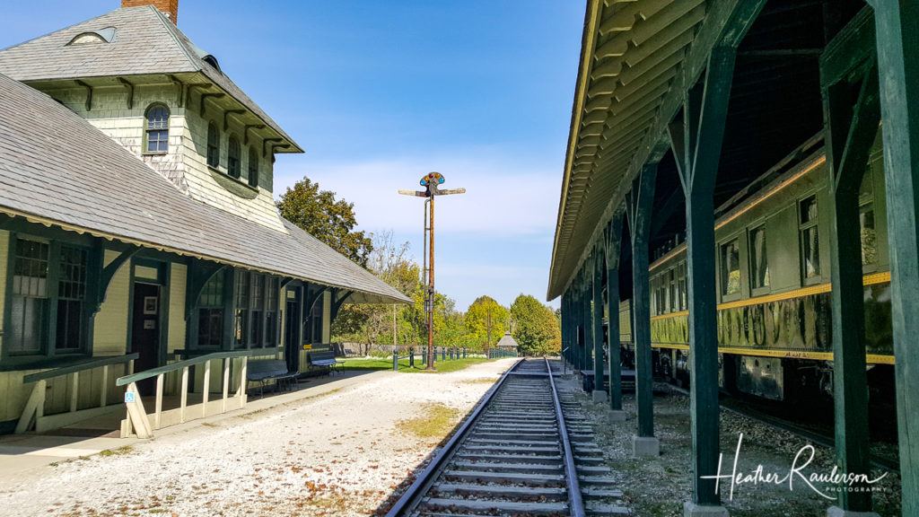 Railroad Station and Rail Car Grand Isle at the Shelburne Museum