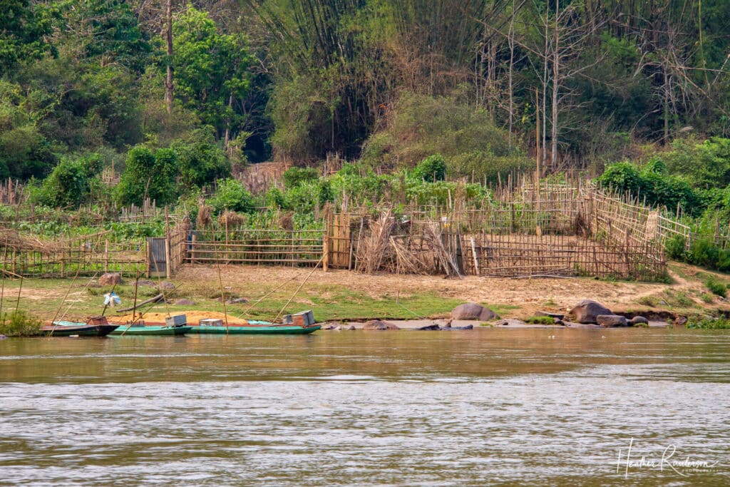 Laos Farm along the Mekong River