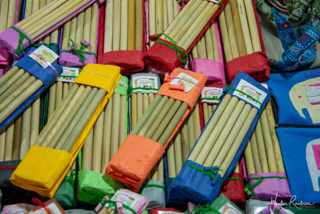 Hand-made Straws at the Luang Prabang Night Market