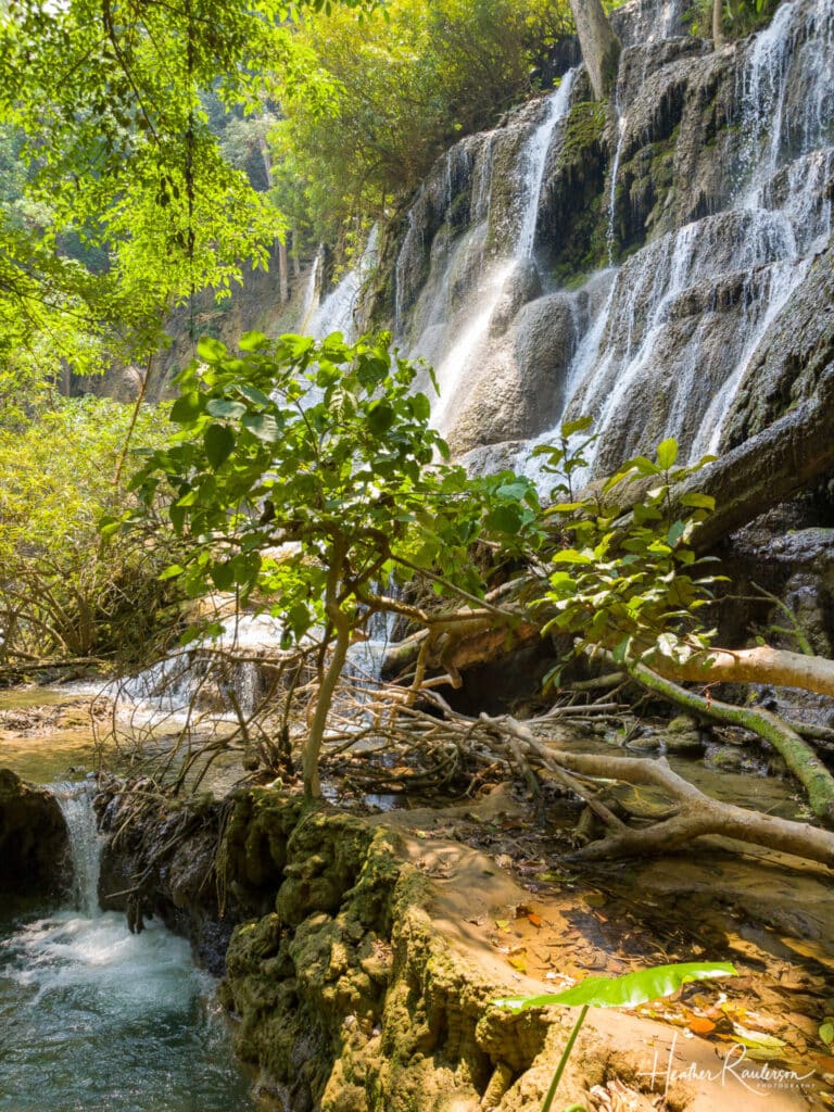 Secret Waterfall of Kuang Si Falls