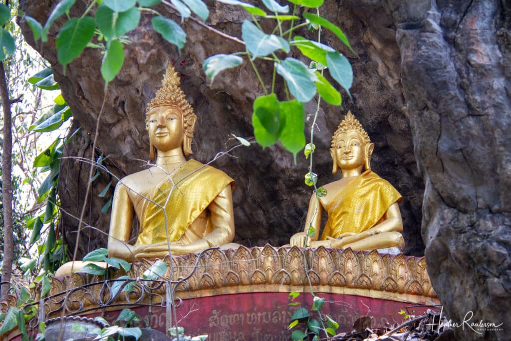 Two Buddhas on Mount Phousi