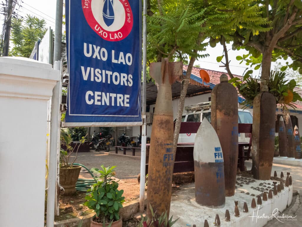Entrance to the UXO Lao Visitors Center