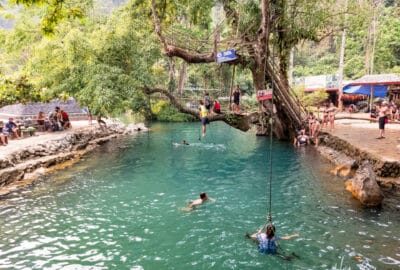 Blue Lagoon in Vang Vieng