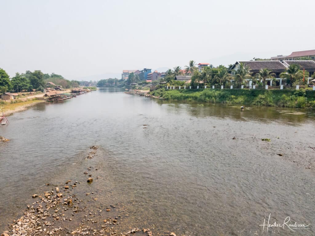 Nam Song River in Vang Vieng