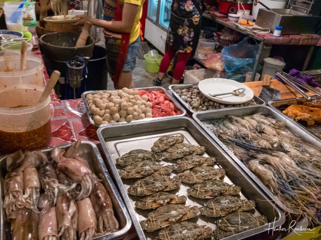 Food Stall in the Vientiane Night Street