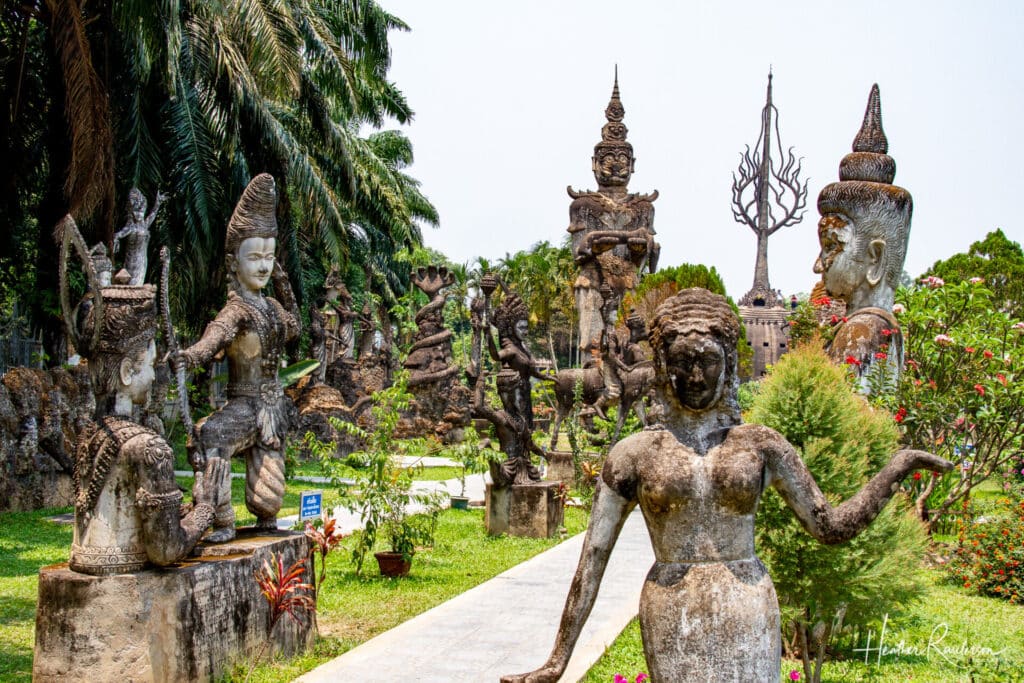 Statues in Buddha Park