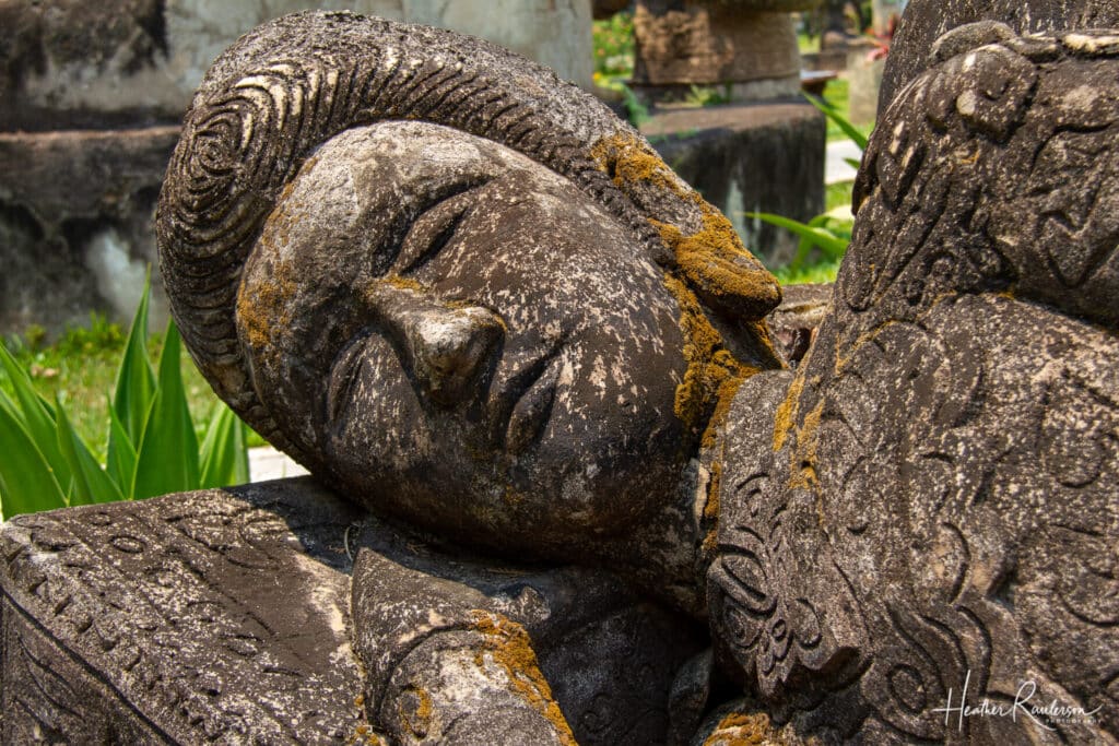 Reclining Buddha Statue in Buddha Park