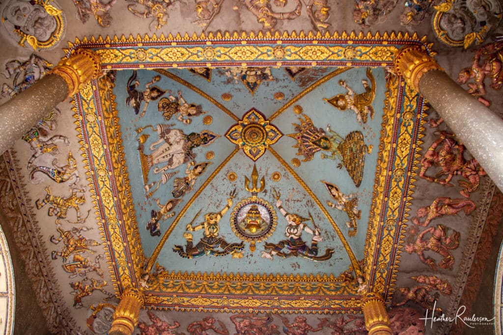 Roof in the Patuxai Victory Monument