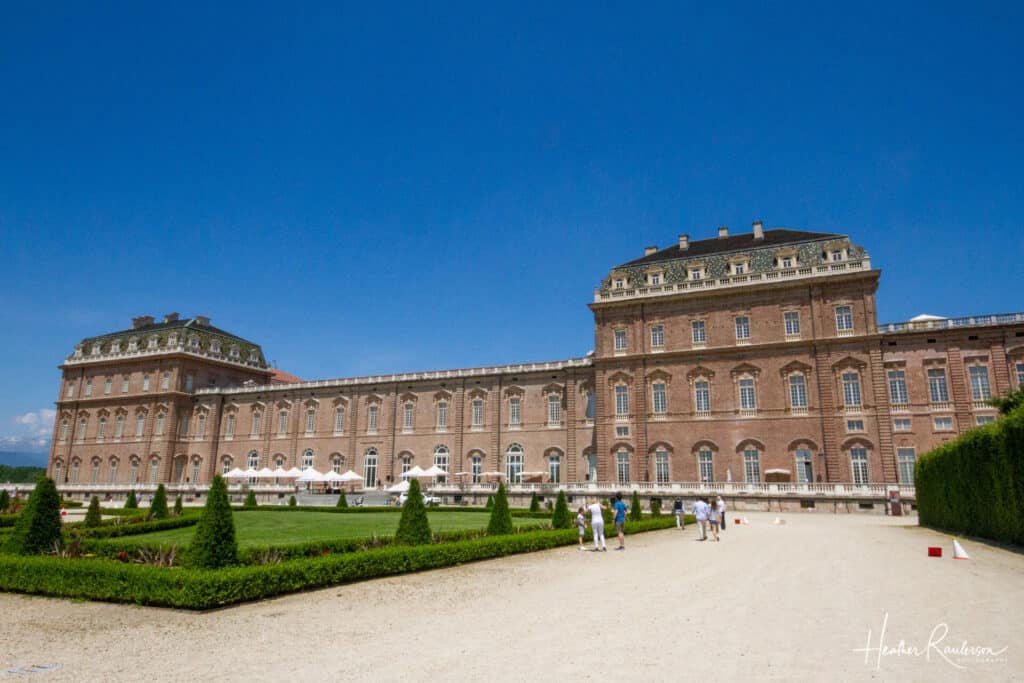 View of the Palace from Carriage Court at La Venaria Reale