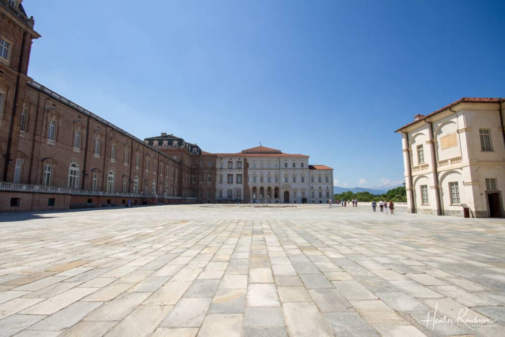 Court of Honor and Fountain of the Stag at La Venaria Reale