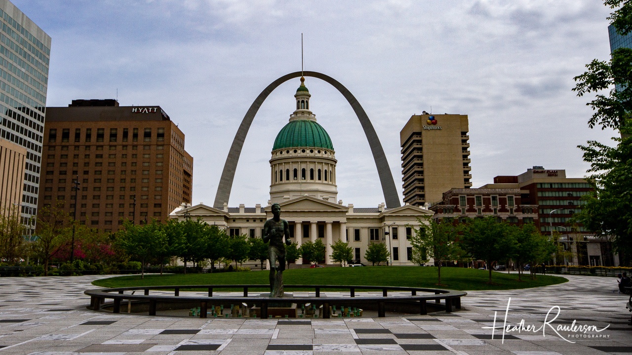 Empty Plaza in St. Louis
